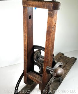 VINTAGE POST AND BEAM TIMBER FRAMING DRILL