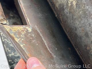 Segmented Tin Benchtop Container w/ Handle.  