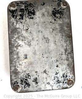 Segmented Tin Benchtop Container w/ Handle.  