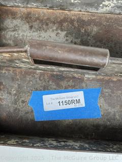 Segmented Tin Benchtop Container w/ Handle.  
