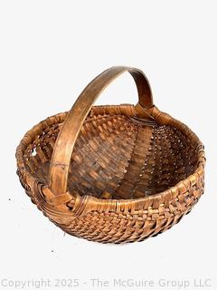 Oak Splint Gathering Basket