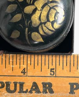 Farmhouse Toleware Spice Tin Box with 6 Spice Tins