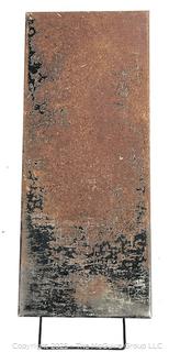 Toleware Tin Covered Container w/ Handle 