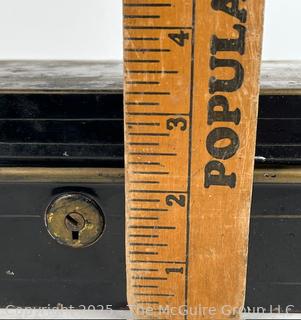Toleware Tin Covered Container w/ Handle 