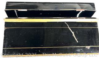 Toleware Tin Covered Container w/ Handle