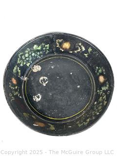 14" Tole metal tray