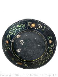 14" Tole metal tray