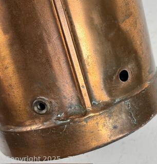 Copper Milk Can Historically Used for Transporting Milk.  