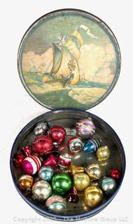 Vintage Lot Mercury Glass Christmas Ornaments 