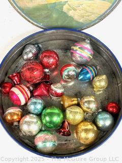 Vintage Lot Mercury Glass Christmas Ornaments 