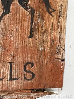 1853 Blacksmith's hanging sign.