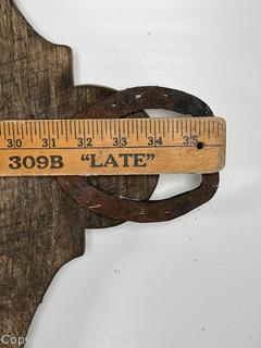 1853 Blacksmith's hanging sign.