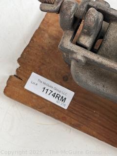 Antique Mechanical Band Saw Blade Setter