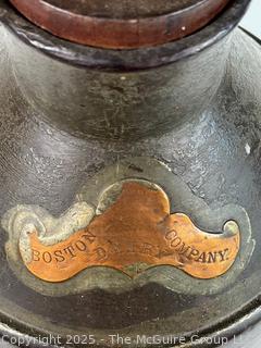 Brass Placque "Boston Dairy Co."