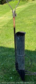 Antique manual corn seeder