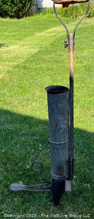 Antique manual corn seeder