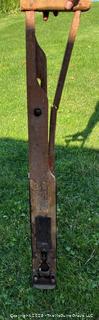 Antique manual corn seeder