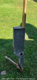 Antique manual corn seeder