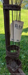 Antique manual corn seeder