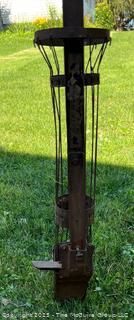 Antique manual corn seeder