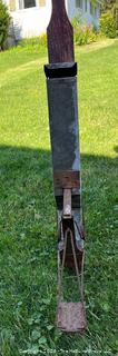 Antique manual corn seeder