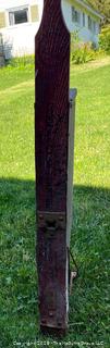 Antique manual corn seeder