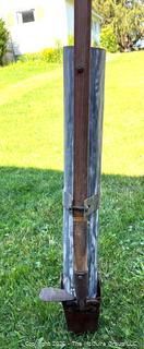 Antique manual corn seeder
