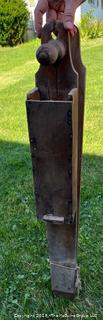 Antique manual corn seeder