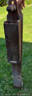 Antique manual corn seeder