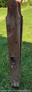 Antique manual corn seeder