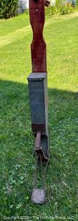 Antique manual corn seeder