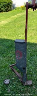 Antique manual corn seeder