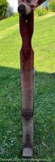 Antique manual corn seeder