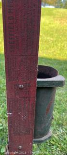 Antique manual corn seeder