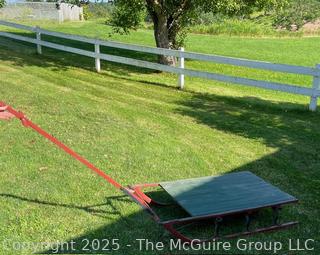 Antique heavy transport sled