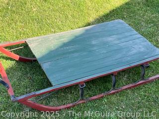 Antique heavy transport sled