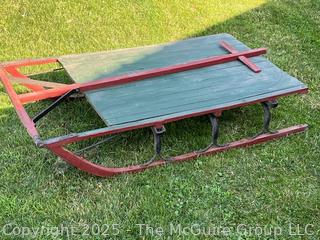 Antique heavy transport sled