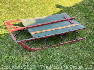 Antique heavy transport sled
