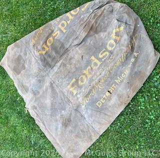 Branded Tarp/Cover for Fordson Tractor (1920's)