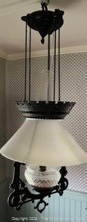 Hanging oil lamp (adjustable height)