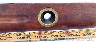 24" Wooden Spiirit Level two portals