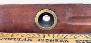 24" Wooden Spiirit Level two portals