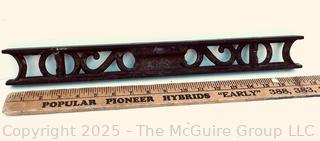 18" Ornate Metal Spiirit Level w/no portal