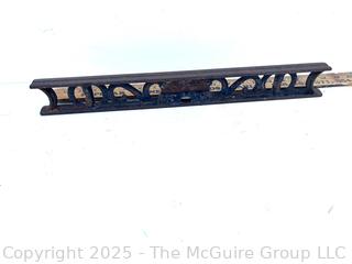 18" Ornate Metal Spiirit Level w/no portal