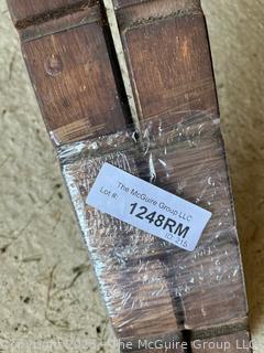 Pair of 43"L antique adjustable wood clamps