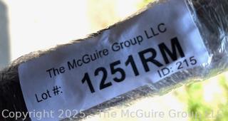 Handmade 4-tine metal rake/fork