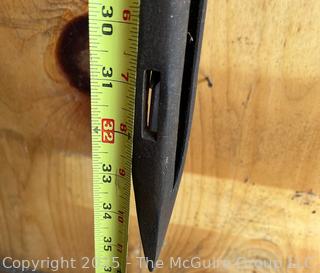 Antique Hay Harpoon Vintage Cast Iron 34" Farm Spear Tool