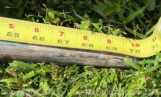 ID'ed as Wooden Bull Rake for gathering cut hay