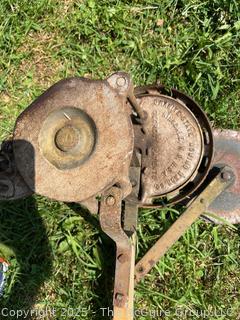 1907 Granite State Mowing Machine Co. Capitol Lawn Trimmer Hinsdale NH<br>

<br><br>

Removal Options:<br><br> Sat (Nov 8) & Sun (Nov 9) 11-3pm, 56 Scotch Hill Rd., Cambridge NY 12816<br><br>

Sat (Nov 15) 12-2pm, TMG Warehouse, 2800 Juniper St., Fairfax, VA 22031<br><br>

Request Shipping (david@themcguiregroupllc.com)