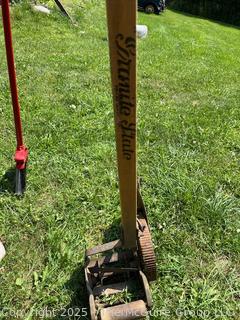 1907 Granite State Mowing Machine Co. Capitol Lawn Trimmer Hinsdale NH<br>

<br><br>

Removal Options:<br><br> Sat (Nov 8) & Sun (Nov 9) 11-3pm, 56 Scotch Hill Rd., Cambridge NY 12816<br><br>

Sat (Nov 15) 12-2pm, TMG Warehouse, 2800 Juniper St., Fairfax, VA 22031<br><br>

Request Shipping (david@themcguiregroupllc.com)